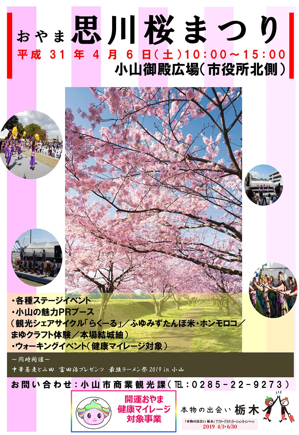 4 6 土 栃木 おやま思川 桜まつり 星座百景 Official Site